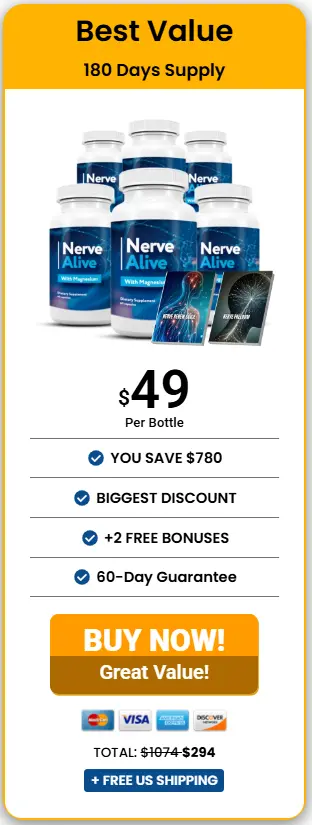 Nerve Alive 6 bottles